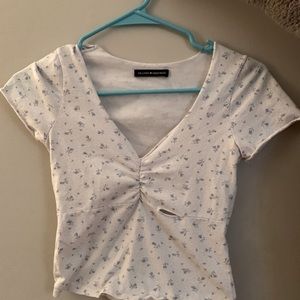 Brandy Melville Flower Crop Top!